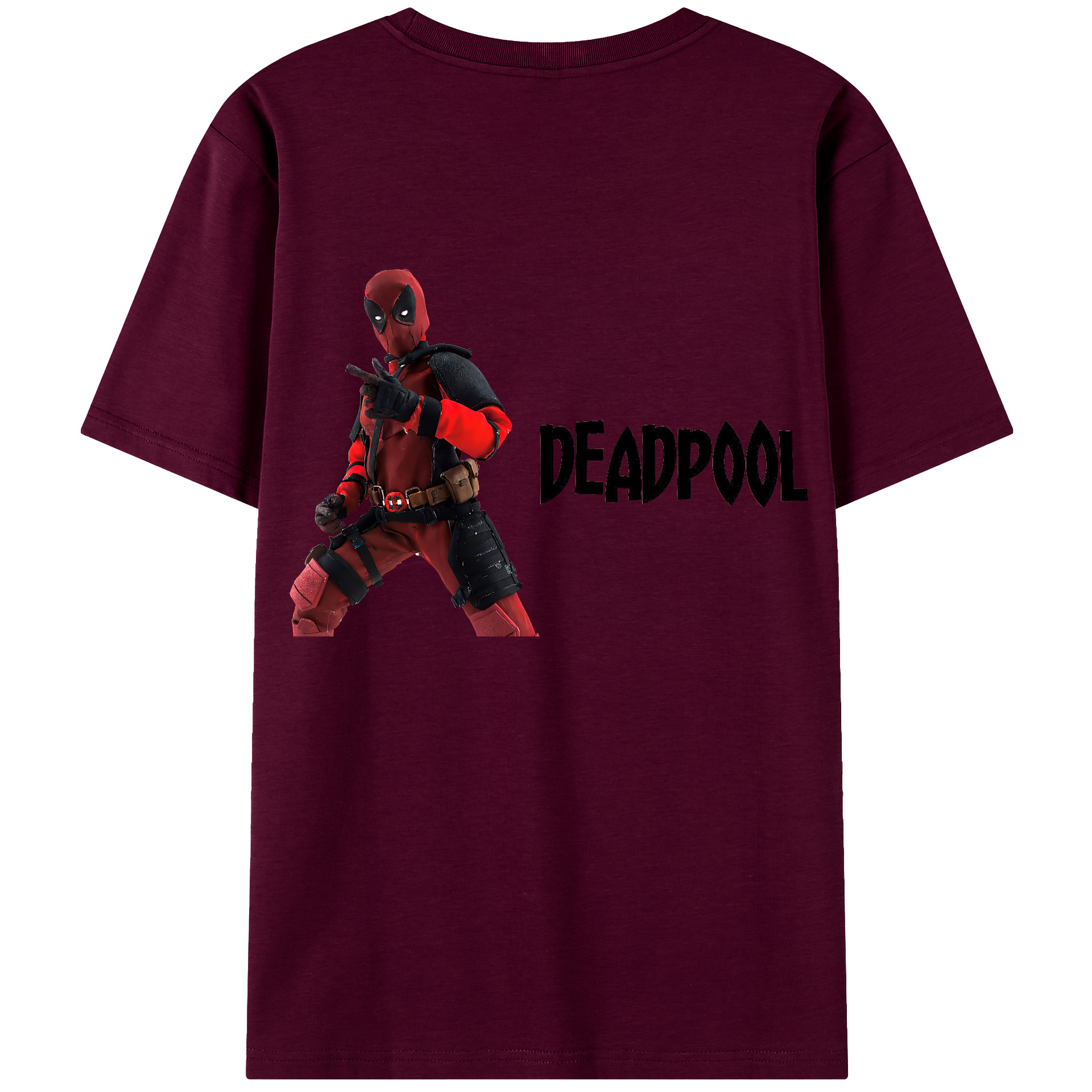 （画像用） Deadpool デッドプール レディース半袖Tシャツ(バックプリント)